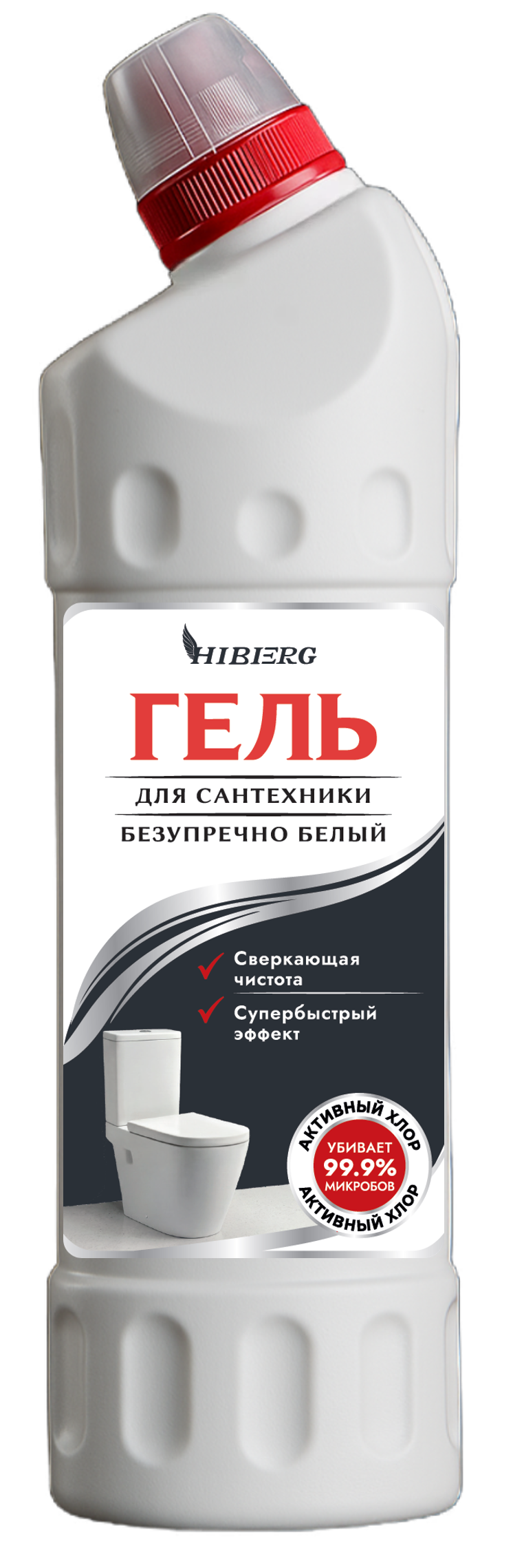 HIBERG HOME: Гель для сантехники "Безупречно белый" 750 мл
